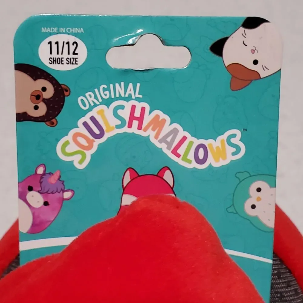 Kids Slippers Squishmallow Penguin Luna Youth Size 11/12 House‎ Shoes NEW
